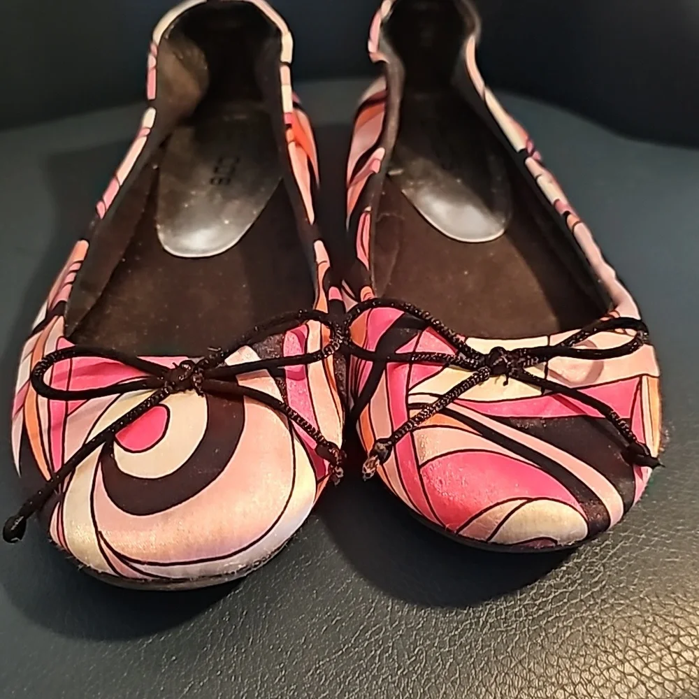 CHICOS ballet flats Groovy Silky sz 7 - Picture 3 of 6